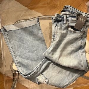 Abercrombie flare jeans nwt